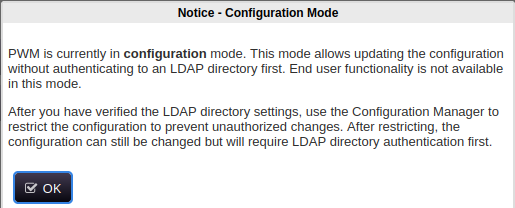 pwm configuration mode notice