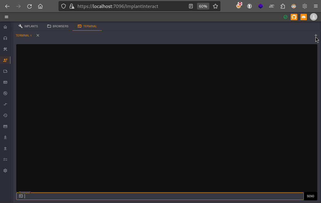 HardHat ImplantInteract Terminal