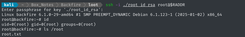 root ssh