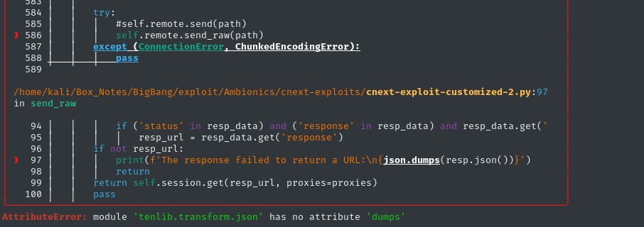 exploit run finally rce