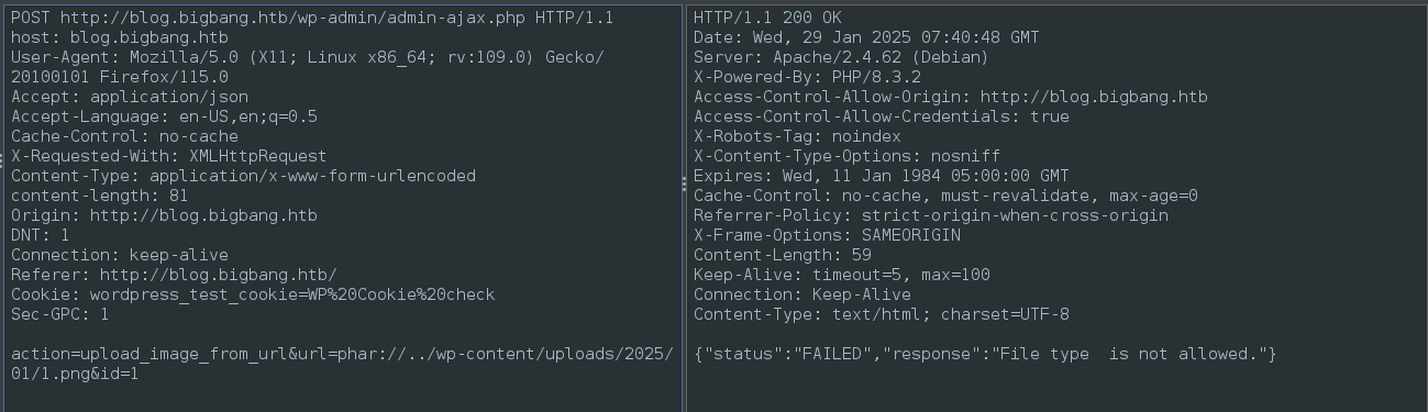 upload phar failed