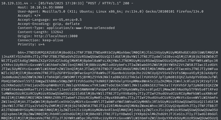 POST response for repo page