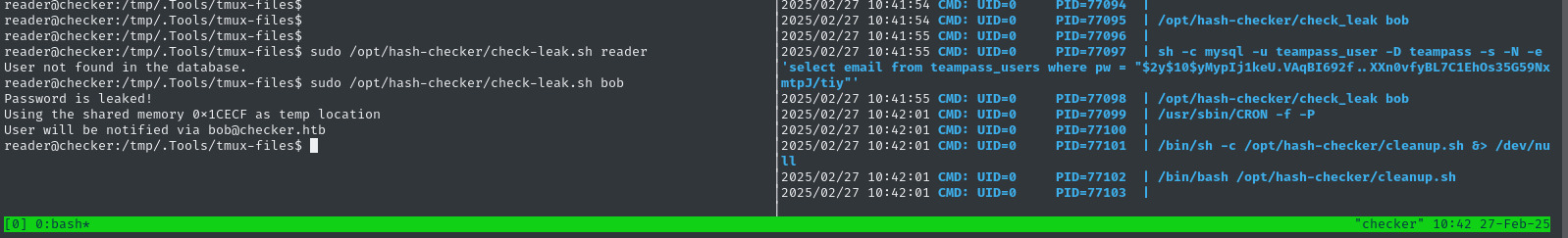 sudo script with bob