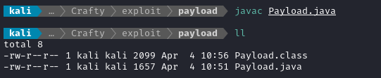compiling payload