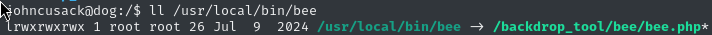 bee symlink