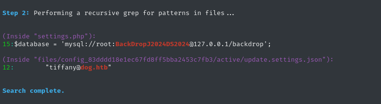 search-filesystem result