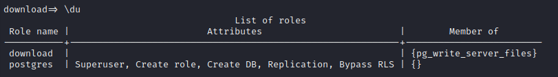 db roles