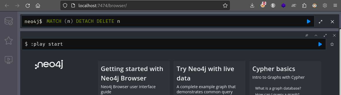 neo4j clean old data