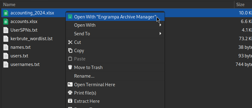 open xlsx as archive