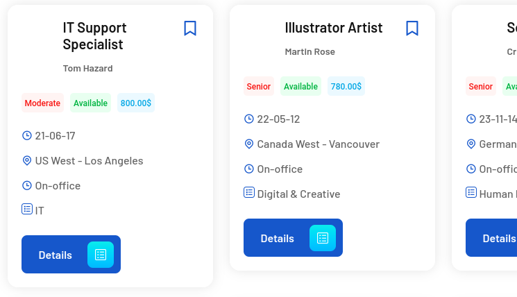 jobs dashboard