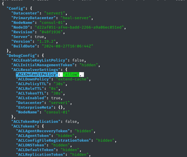 Consul ACLs