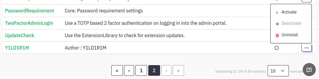 activate malicious plugin