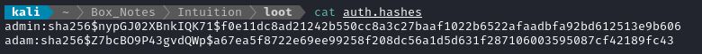 hashes format