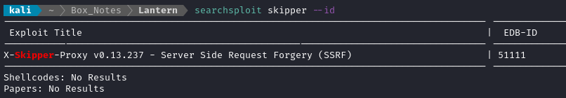 searchsploit