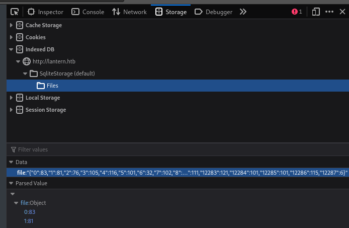 sqlite storage default