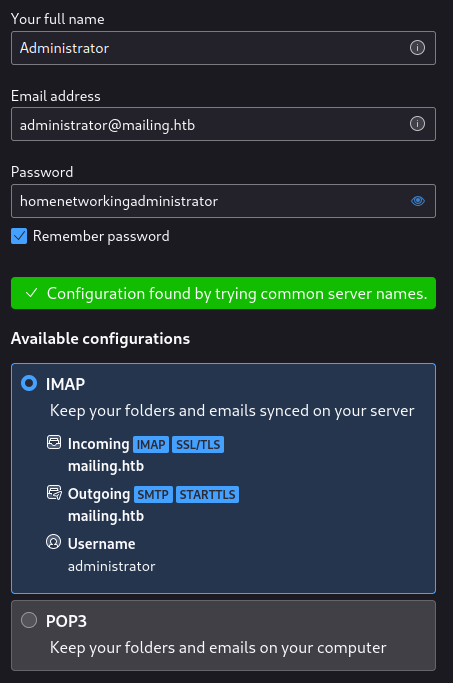 administrator login attempt