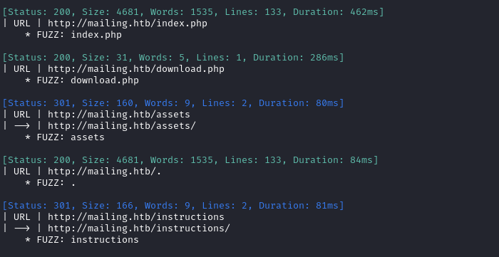 directory enumeration