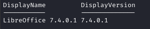 libreoffice version