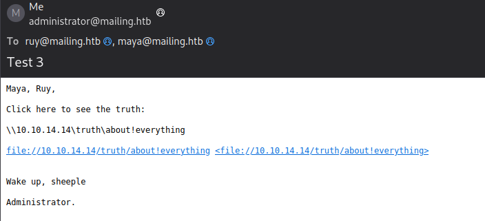 malicious email attempt 3