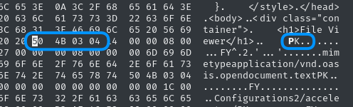 privacy.odt hexedit magic bytes