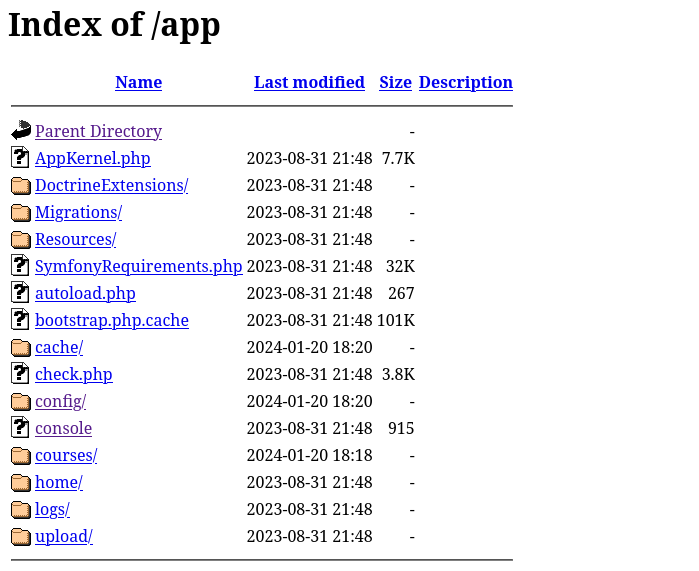 app directory