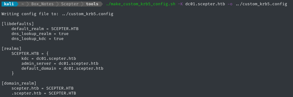 configuring Kerberos