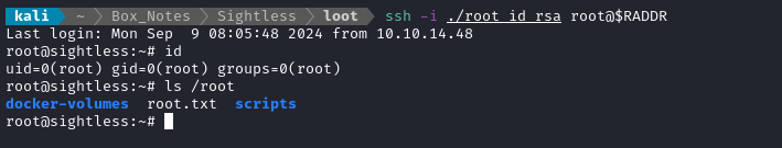 root ssh