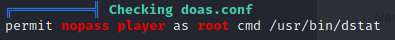 player doas root