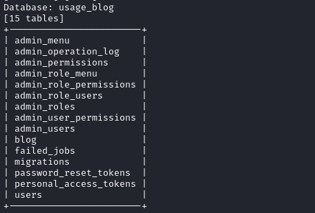 sqli enumeration 2