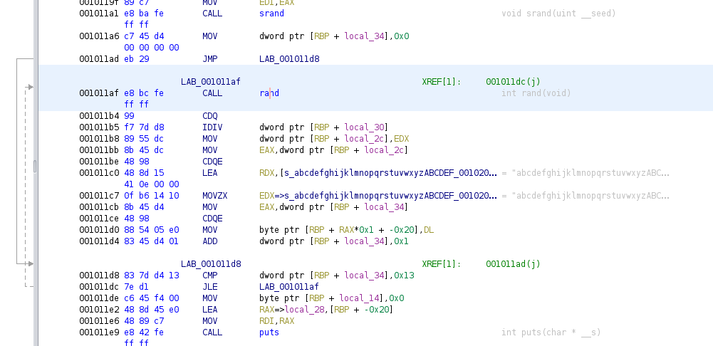 RE comparison to ghidra
