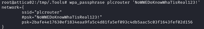 wpa_passphrase